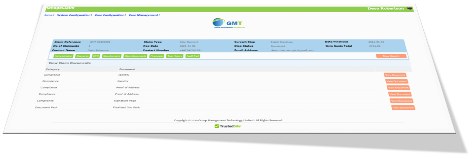GMT's Enterprise Group Action Platform